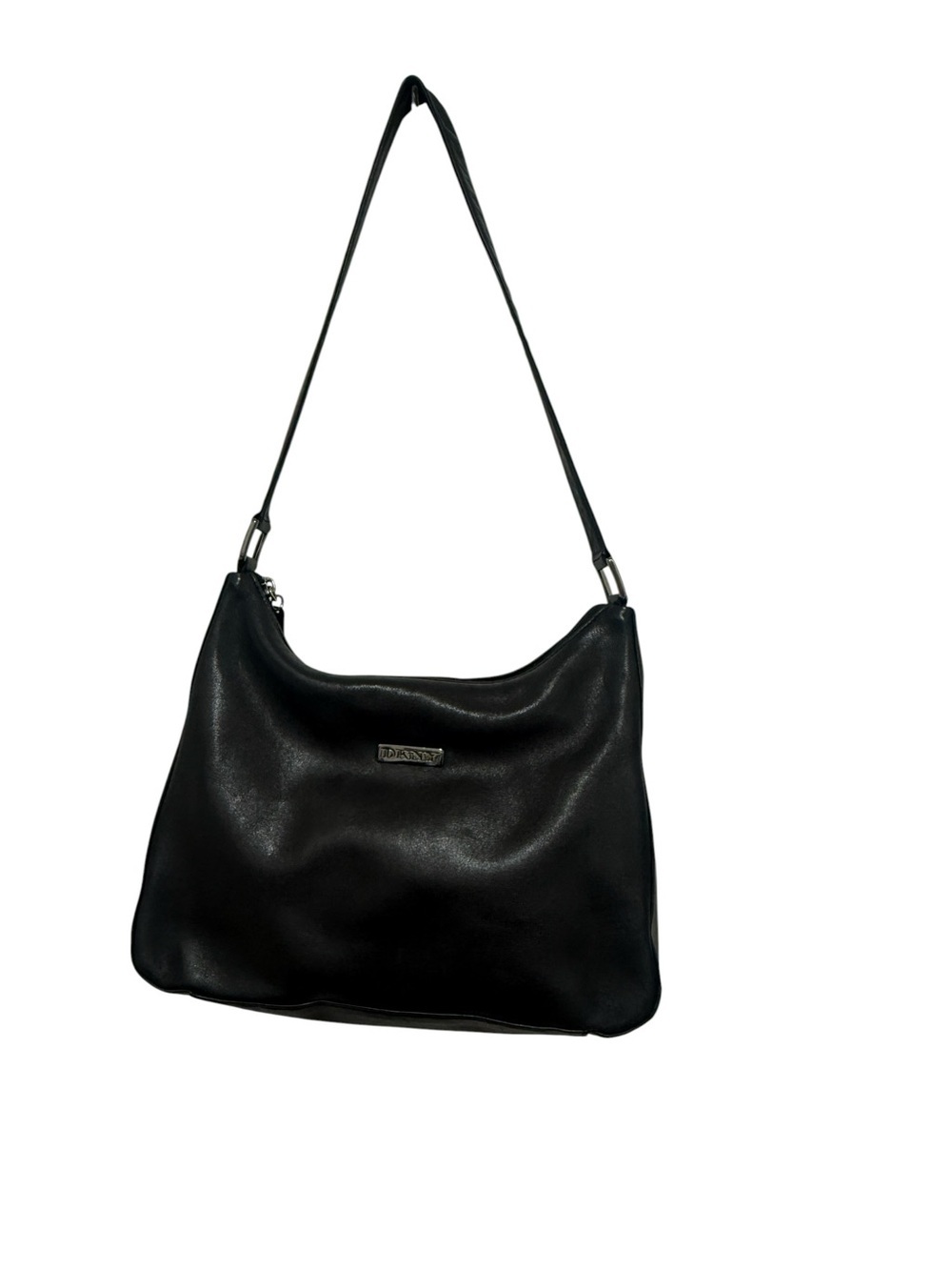 Donna Karan Black Leather Shoulder Bag